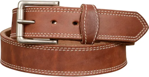 Vista 8 de Cinturones Bullhide Cinturón de cuero para hombre de 1.5 pulgadas Negro