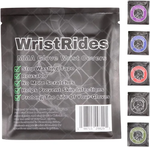 Vista 5 de MMA - Fundas para correa de muñeca para guante, muñequeras, protección contra arañazos reutilizable, extensor de vida útil del guante, patente
