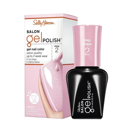 Vista 6 de Sally Hansen Salon Pro Gel - Esmalte de uñas en gel laca, Sheer Ecstasy, 0.24 onzas líquidas