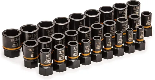 Vista 2 de GEARWRENCH Juego de 28 piezas de 1/4" y 3/8" de extractor de bits de pernos de impacto Drive Bolt Biter™ - 84784
