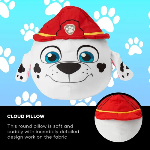 Vista 5 de Northwest Paw Patrol, Marshall - Almohada ultra elástica 3D de nube, 11 pulgadas, 1 unidad (paquete de 1)