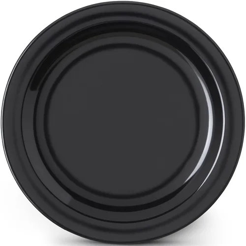 Vista 2 de Carlisle FoodService Products Dallas Ware - Plato de ensalada de plástico reutilizable con borde para bufés, hogar y restaurantes, melamina, 7.25