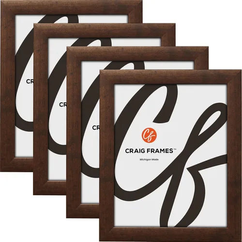 Vista 2 de Craig Frames 4x5 Gallery Black 4 Pack Picture Frame Set, Gallery Wall Decor 2-Paquete de 4 unidades de 1WB3BK