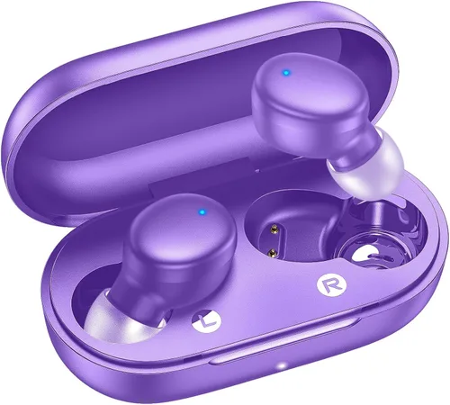 Vista 11 de kurdene Auriculares inalámbricos Bluetooth 5.3 de peso ligero en el oído Negro