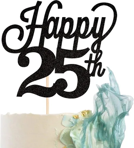 Vista 36 de 1 paquete de decoración para pastel de 12 años, purpurina negra número 12, doce cumpleaños, decoración para felicitaciones a 12 años de edad, 12