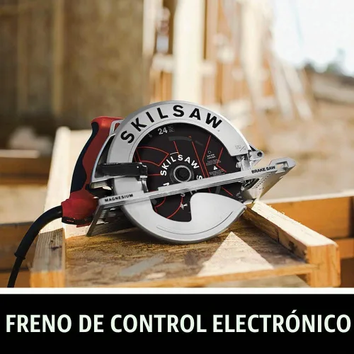 Vista 2 de SKILSAW SPT67WMB-01 Sierra circular de magnesio de 15 amperios 7-1/4 pulgadas con freno