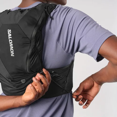 Vista 6 de Salomon Unisex Advance Skin 12 Chaleco de hidratación para trail running de 12 litros