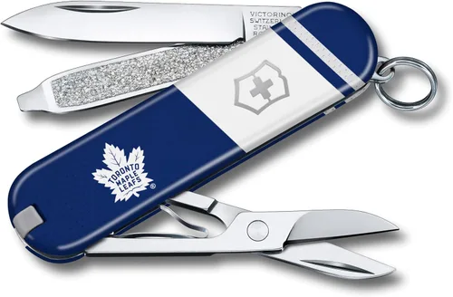 Vista 14 de Victorinox Classic SD Swiss Army – Navaja suiza de bolsillo compacta con 7 funciones, fabricada en Suiza, con hoja pequeña, destornillador y llavero