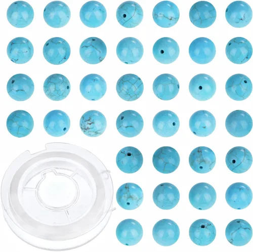 Vista 17 de 100 cuentas redondas sueltas de gema de amatista natural de 8mm para fabricación de joyas con cordón elástico de cristal