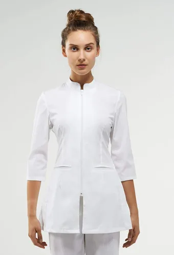 Vista 2 de Noel Asmar Uniforms Urban Fusion - Túnica con cuello mandarín, dos bolsillos