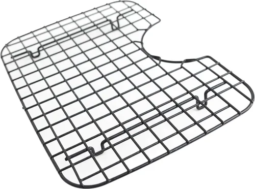 Vista 4 de Better Houseware Protector de fregadero en forma de D - Negro