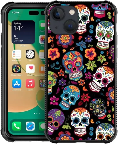 Vista 189 de Funda compatible con iPhone 8, a prueba de golpes, antiarañazos, bandera de ciervos de cola blanca de grano de madera estadounidense