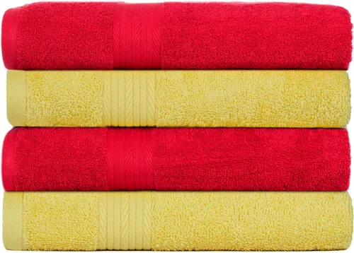 Vista 36 de Ample Decor Juego de 12 toallas de baño de 600 GSM, 100% algodón, 4 toallas de baño, 4 toallas de mano, 4 paños de lavado, absorbentes y suaves