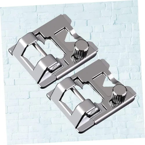 Vista 5 de STOBOK 2 Unidades Universal Máquina de Coser Prensatelas Pie Recoger Pie para Coser Hogar Fácil Cambio 2 Unidades*2