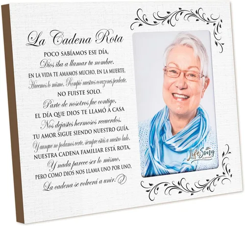 Vista 41 de LifeSong Milestones Marco de fotos personalizado de condolencias conmemorativas, los que amamos no se van caminan a nuestro lado todos los días