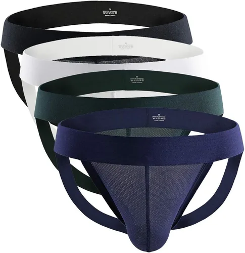 Vista 7 de Jockstrap - Bolsa de malla para hombre, ropa interior atlética para hombres