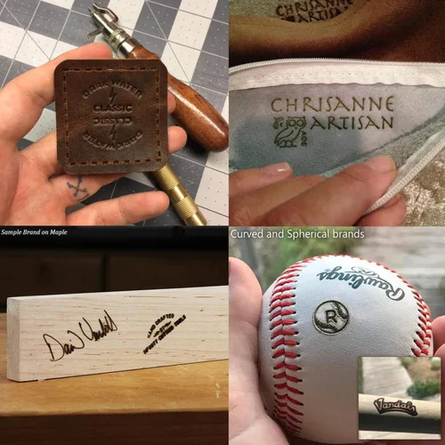 Vista 8 de Hierro de marca eléctrico personalizado, regalo de sello de madera personalizado para carpintería y artesanía de cuero, hierro de marca de alimentos