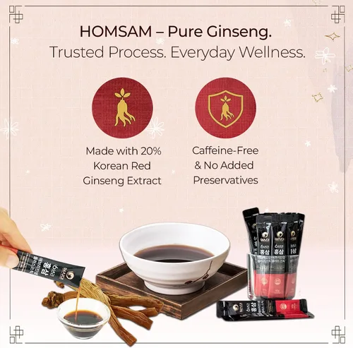 Vista 2 de Barra de ginseng rojo coreano de 6 años, 100 unidades, cada extracto de ginseng Plus, 100% de origen coreano, raíces de 6 años, aumenta la energía