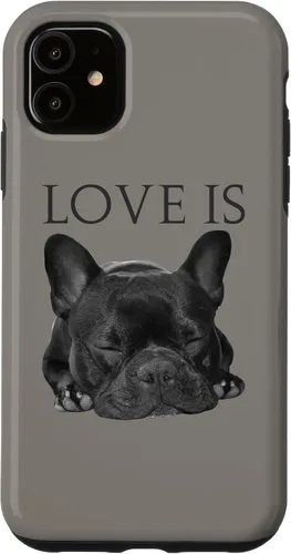 Vista 8 de Funda para iPhone 16 Bulldog Francés para teléfono Frenchie Mom Dad Dog Pet Love Case