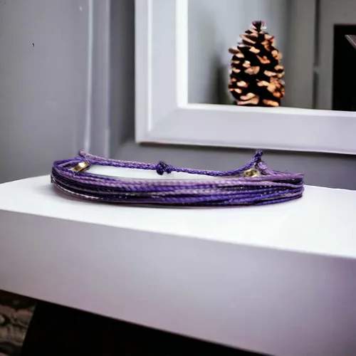 Vista 2 de Pulsera de concientización sobre el Alzheimer, en apoyo de los seres queridos que luchan contra el Alzheimer