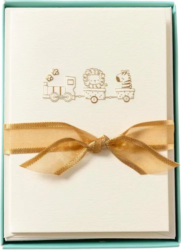 Vista 15 de Graphique Tarjetas de Apple, paquete de 10 tarjetas con sobres, saludos para todas las ocasiones, interior en blanco, relieve de lámina dorada