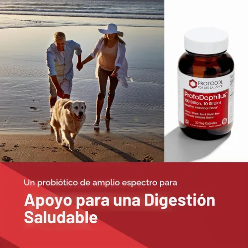 Vista 3 de PROTOCOL FOR LIFE BALANCE ProtoDophilus 100 mil millones, intestino, 30