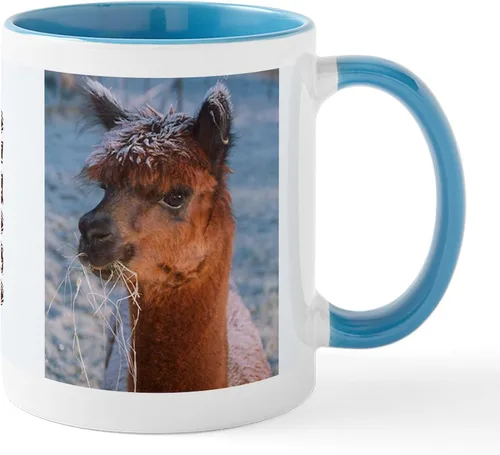 Vista 29 de CafePress A Special Alpaca Moment - Taza de café de cerámica (11.0 fl oz)