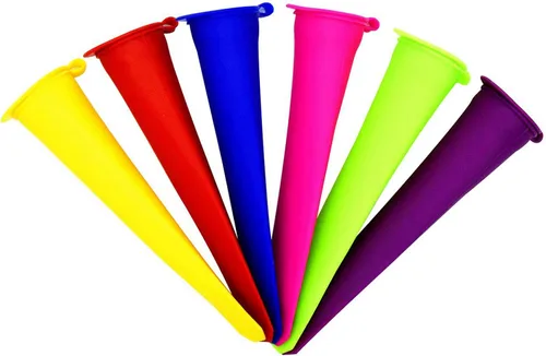 Vista 8 de Moldes de paletas caseras, paquete de 6 moldes para paletas de hielo sin Color mixto
