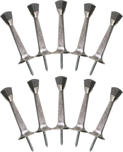 Vista 18 de Design House 189316-MB - Protector de pared magnético para puerta con punta magnética, topes de puerta de acero negro mate, paquete de 2