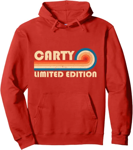 Vista 11 de CARTY - Sudadera con capucha retro de los años 80 y 90 para cumpleaños, Negro
