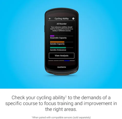 Vista 10 de Garmin Edge® 1040 - Computadora para bicicleta con GPS y capacidad de carga solar