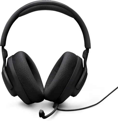 Vista 7 de JBL Quantum 100M2 - Auriculares con cable para juegos con micrófono omnidireccional, desmontable con opción de silencio y almohadillas de espuma