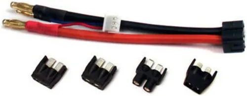 Vista 3 de Venom - Enchufe de bala de 0.157 in para baterías LiPo 2S 7.4V - Sistema de enchufe universal, cable 12 AWG - Conector de silicona suave