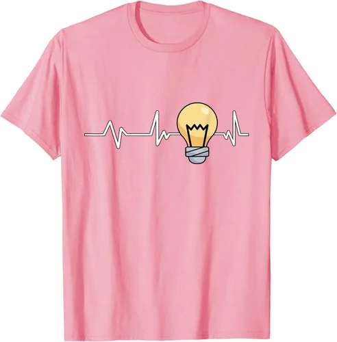 Vista 93 de Bombilla Heartbeat bombilla regalo bombilla bombilla camiseta Negro