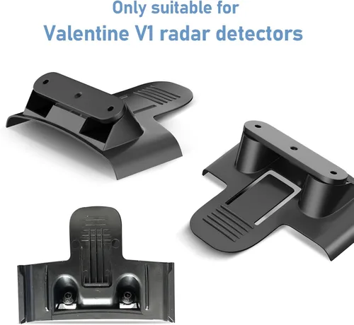 Vista 3 de SDSACZMU Soporte para Detector de Radar, Soporte de Montaje de Radar de Varilla de Espejo Retrovisor + Kit de Cable de Alimentación de Cableado