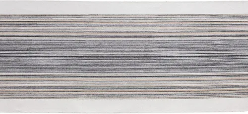 Vista 2 de DII Everyday Collection - Mantel de mesa con flecos, camino de mesa, 14 x 72 pulgadas, color negro