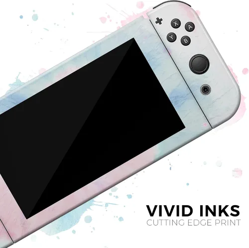 Vista 6 de Design Skinz - Compatible con Nintendo Switch OLED Console Bundle - Calcomanía de piel protectora resistente a los arañazos extraíble de vinilo