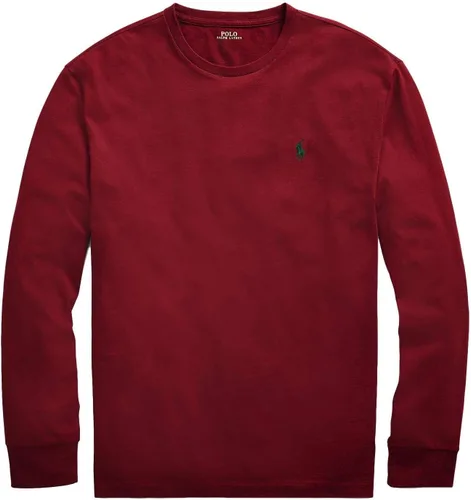 Vista 17 de POLO RALPH LAUREN Camiseta de manga larga de ajuste clásico suave al tacto para hombre (Soft Touch) Marina francesa