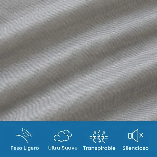 Vista 2 de Protector de colchón individual impermeable, funda de colchón