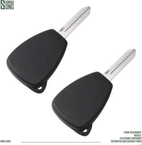 Vista 4 de 2 llaves de coche sin llave con control remoto de entrada abatible OHT692427AA de 3 btn compatibles con Ram Commander Compass Grand Cherokee Liberty