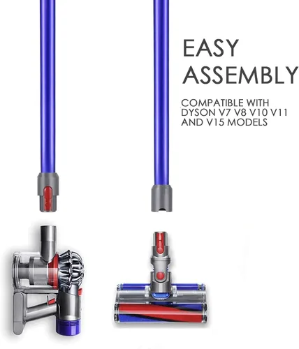 Vista 3 de Accesorios de repuesto Varita de liberación rápida para modelos Dyson V7 V8 V10 V11 y V15, tubo de extensión de accesorio para aspiradoras