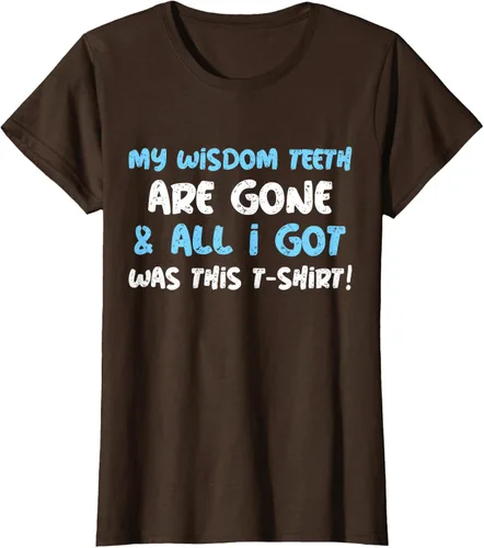 Vista 15 de My Wisdom Teeth Are Gone! Camiseta divertida de muelas del juicio, Negro