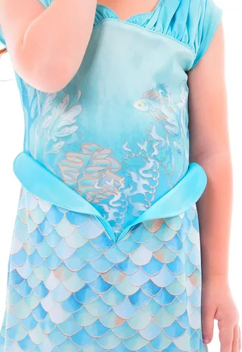 Vista 6 de Little Adventures Disfraz de sirena para niñas (edad pequeña de 1 a 3 años)