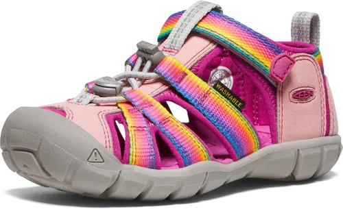 Vista 37 de KEEN Sandalias unisex para niños Seacamp 2 CNX con puntera cerrada Azul Azur/Blanco Estrella