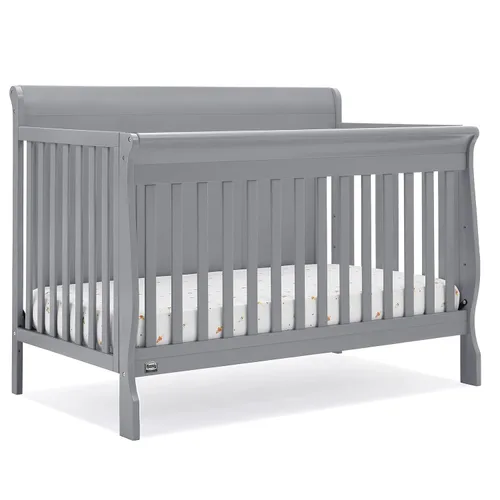 Vista 7 de Delta Children Cuna convertible Canton 4 en 1, fácil de montar, color negro ébano
