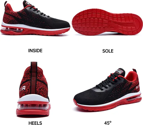 Vista 2 de Autper Tenis deportivos ligeros para hombre, para correr, gimnasio, correr, caminar, talla 6.5-12.5 de EE. UU