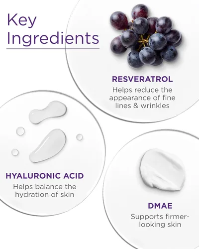 Vista 5 de Andalou Naturals Crema Hidratante para la Cara con Ácido Hialurónico y DMAE Crema Antienvejecimiento para la Cara con Ácido Hialurónico Ayuda a