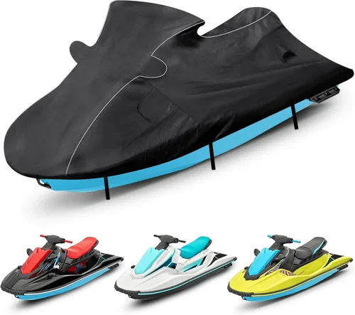 Vista 12 de Cubierta impermeable para moto acuática a medida para Sea-doo Spark 2up Spark Trixx 2up, cubiertas para jetski Waverunner de 600D Oxford