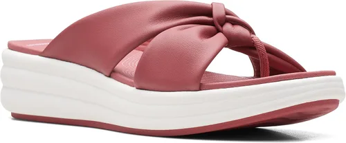 Vista 5 de Clarks Sandalia de cuña Drift Ave unisex para adultos, Rosa empolvada sintética