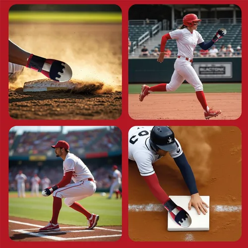 Vista 6 de Kit de guardia deslizante de béisbol para jóvenes y adultos, juego de mangas acolchadas para guantes deslizantes de sóftbol - Incluye protectores